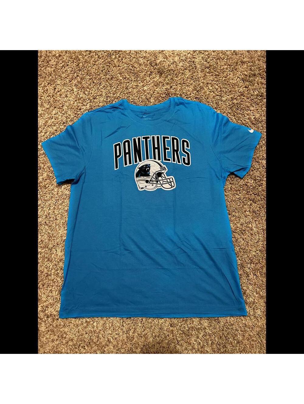 Men's Nike Blue Carolina Panthers Team Athletic T-Shirt